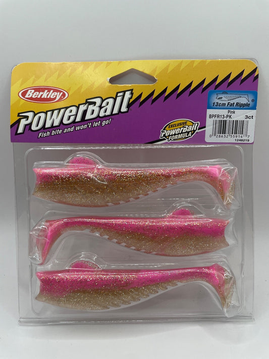 Berkley Powerbait 13cm Fat Ripple, Angelzubehör, Gummifisch0