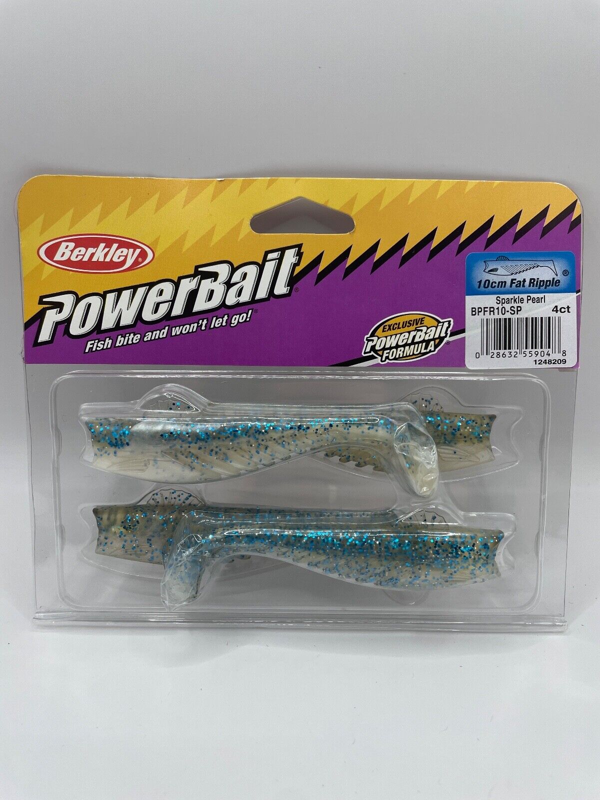 Berkley Powerbait 10cm Fat Ripple, Angelzubehör, Gummifisch