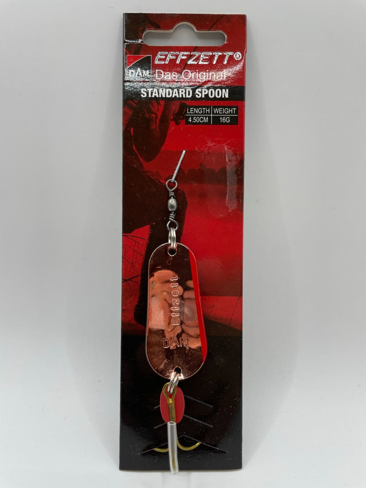 DAM Effzett Standard Spoon 16g Silber / Kupfer Blinker 4,5cm0