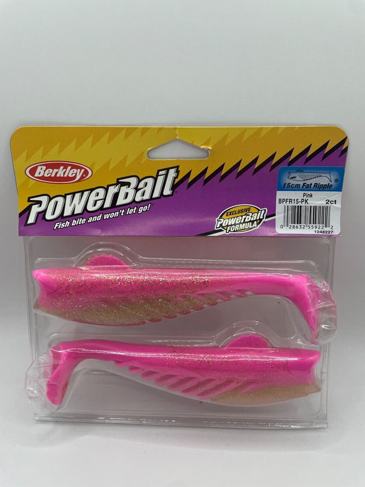 Berkley Powerbait 15cm Fat Ripple, Angelzubehör, Gummifisch