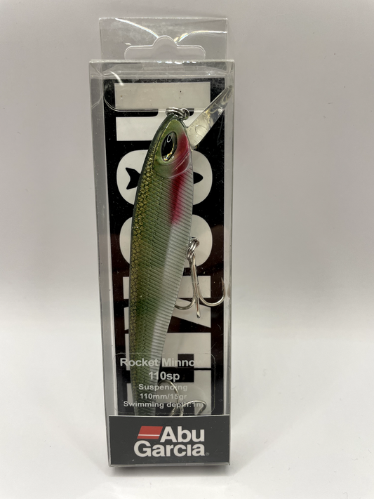 Abu Garcia Rocket Minnow 110sp 15g, Wobbler Angelzubehör Spinnfischen