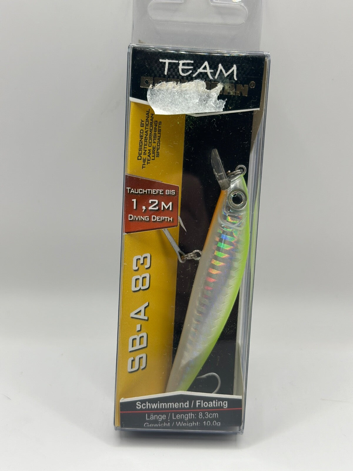 Team Cormoran SBA 83  /  8,3cm 10,0g Floating, Wobbler0
