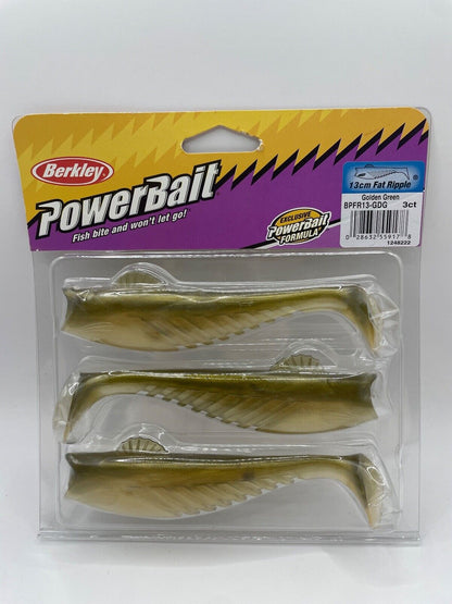 Berkley Powerbait 13cm Fat Ripple, Angelzubehör, Gummifisch