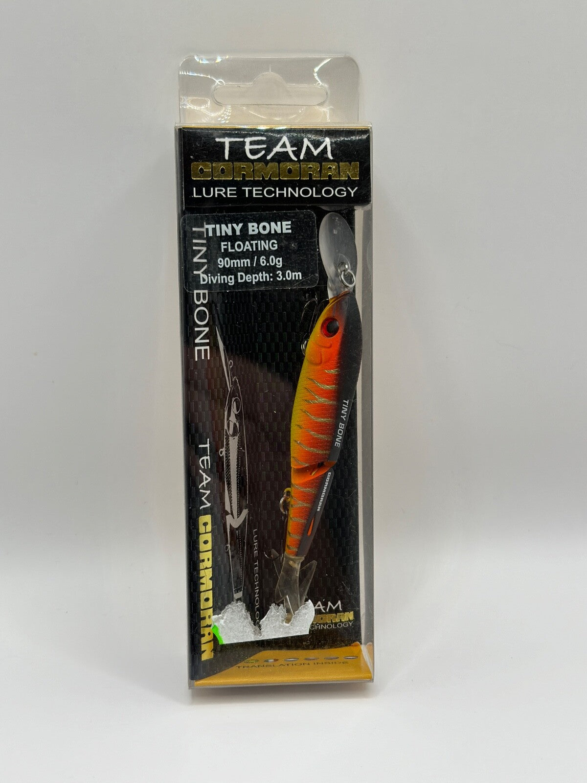 Team Cormoran Tiny Bone Red Matt 90mm Floating 6g 3m Tauchtiefe0