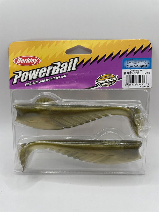 Berkley Powerbait 15cm Fat Ripple, Angelzubehör, Gummifisch