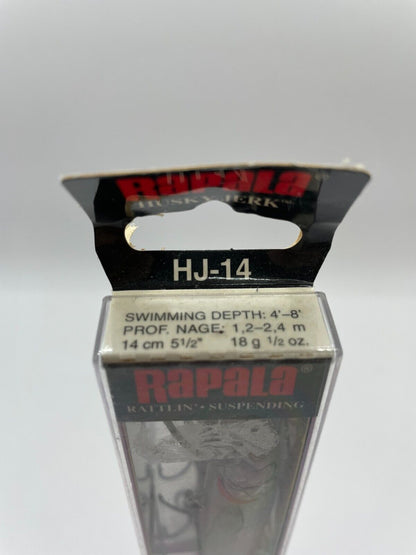 Rapala Down Deep Huskyjerk HJ-14 Glass Minnow Wobbler Spinnfischen Angelzubehör
