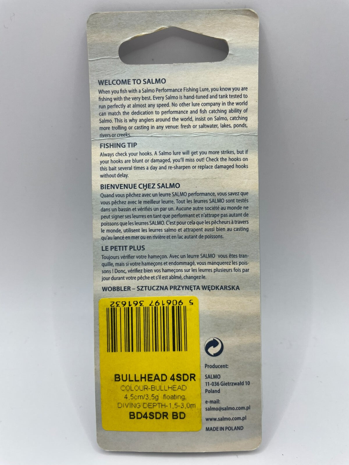 Salmo Bullhead 4SDR Bullhead 4,5cm 5g Floating1