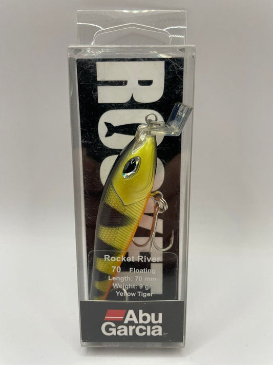 Abu Garcia Rocket River  70mm Floating 9g Yellow Tiger