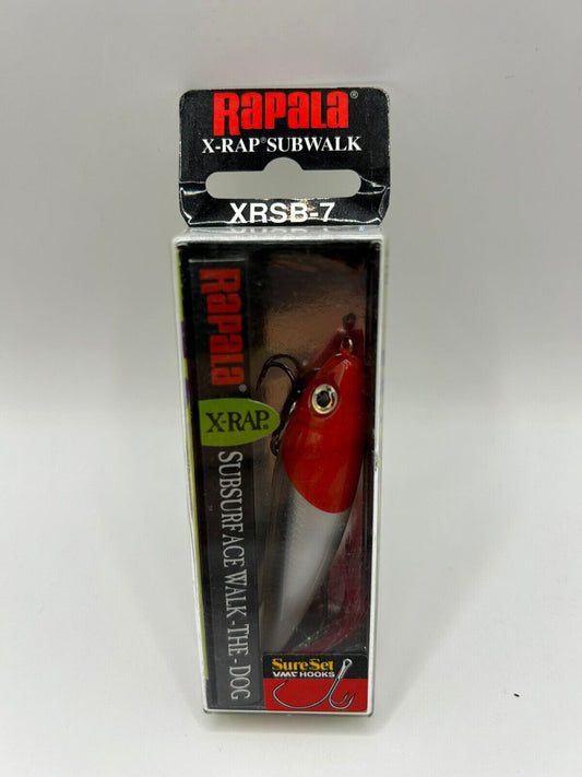 Rapala X Rap Subwalk XRSB-7 Red Head 12g, Wobbler, Angelzubehör
