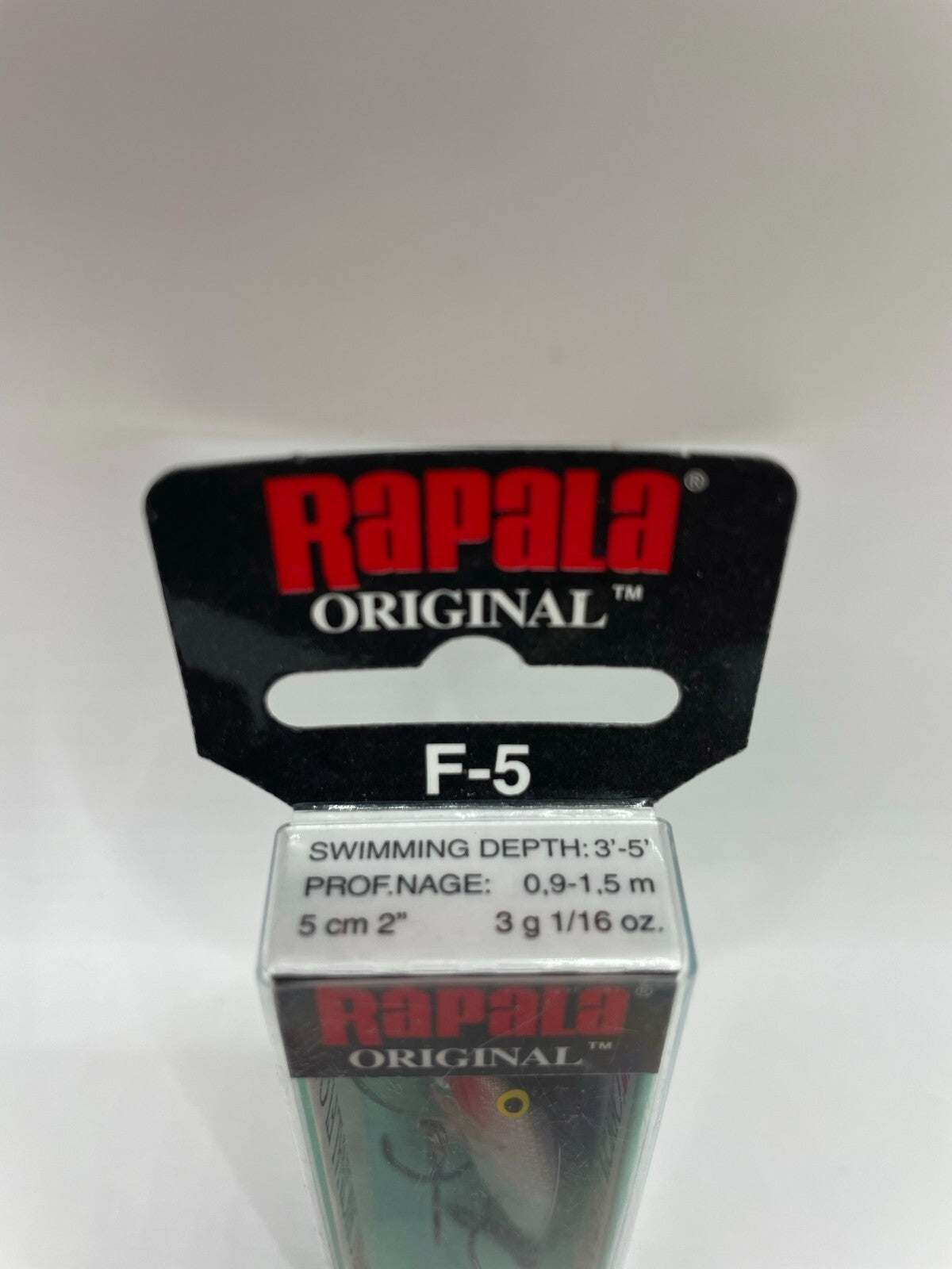 Rapala Original Floating F5 S Silver Wobbler1