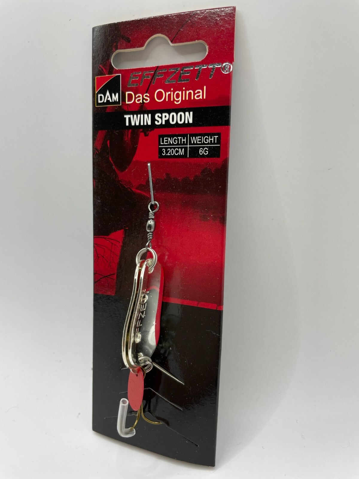 DAM Effzett Twin Spoon Doppelblinker 6g Silber / Silber Blinker1