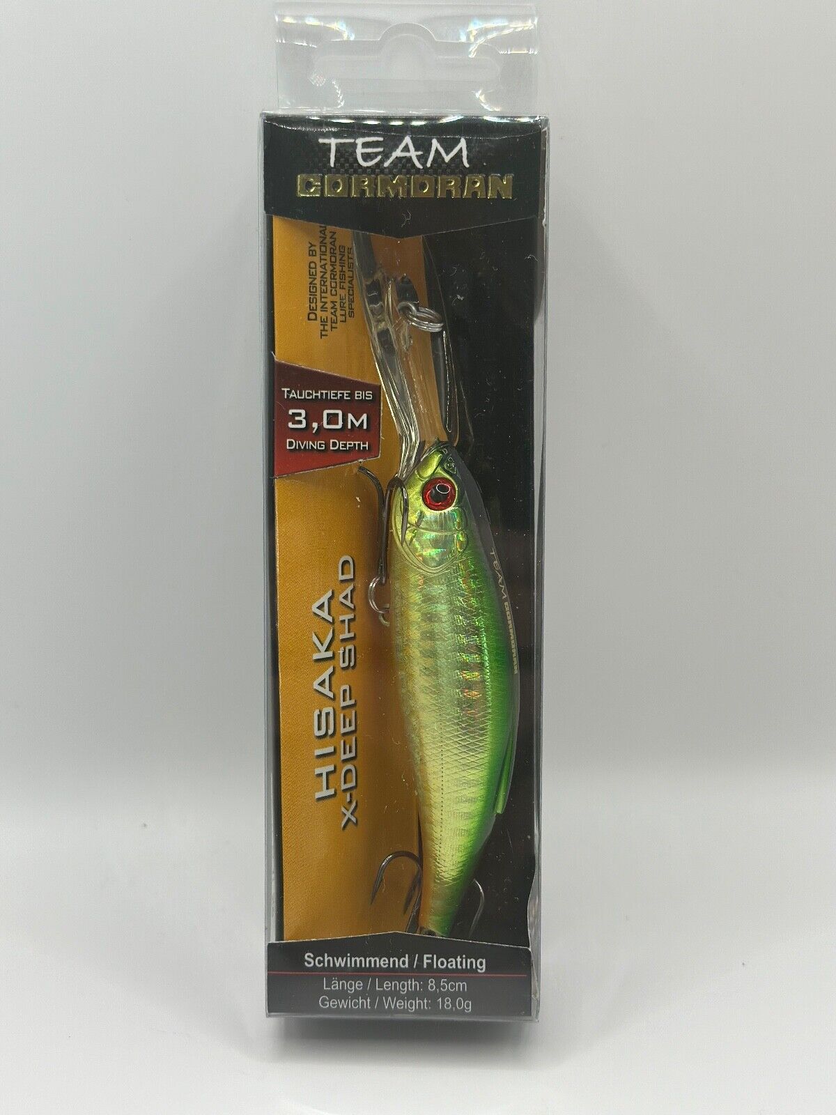 Team Cormoran Hisaka X-Deep Shad /  8,5cm 18,0g Floating , Wobbler