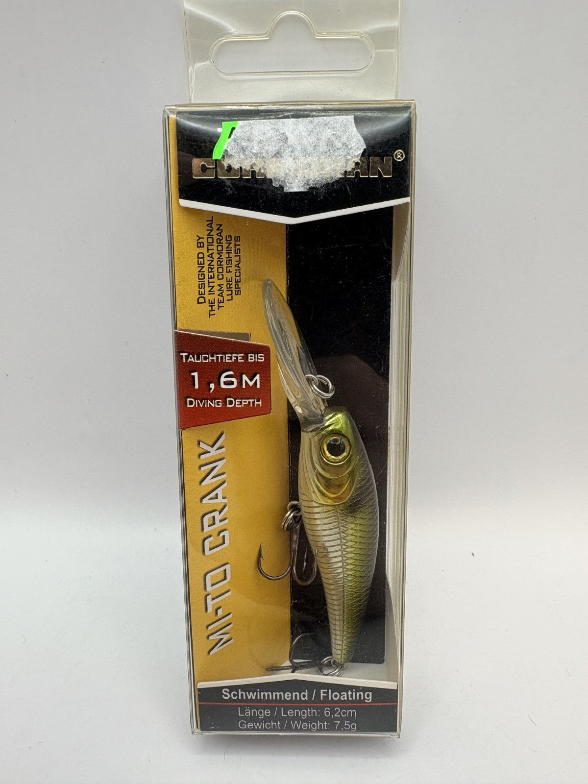 Team Cormoran MITO Crank /  6,2cm 7,5g Floating, Wobbler0