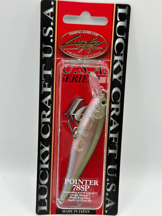 Lucky Craft U.S.A Series Pointer 78 SP MJ Japanese Minnow, Wobbler