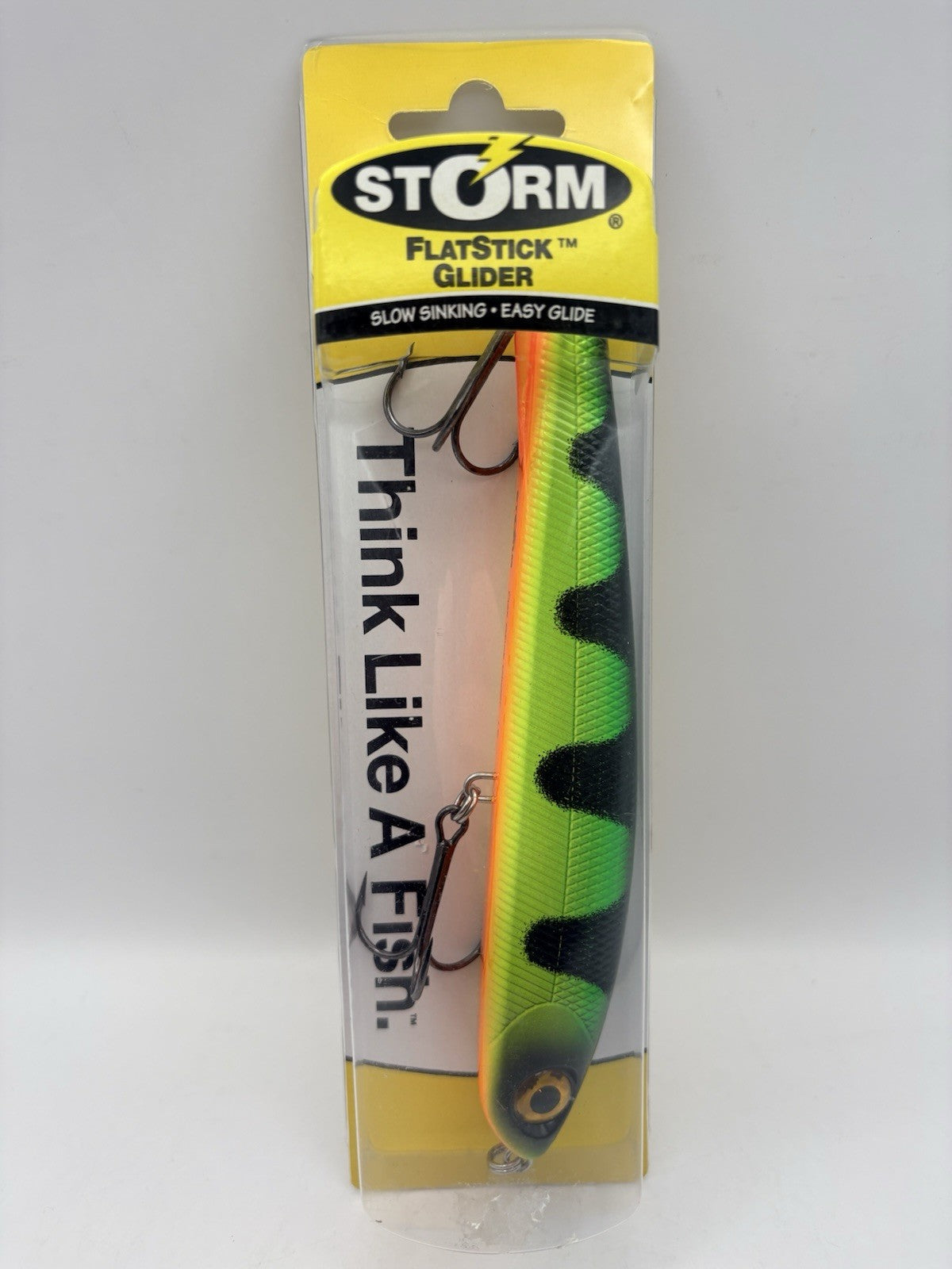 Storm Flat Stick Glider 16cm Green Tiger Wobbler0