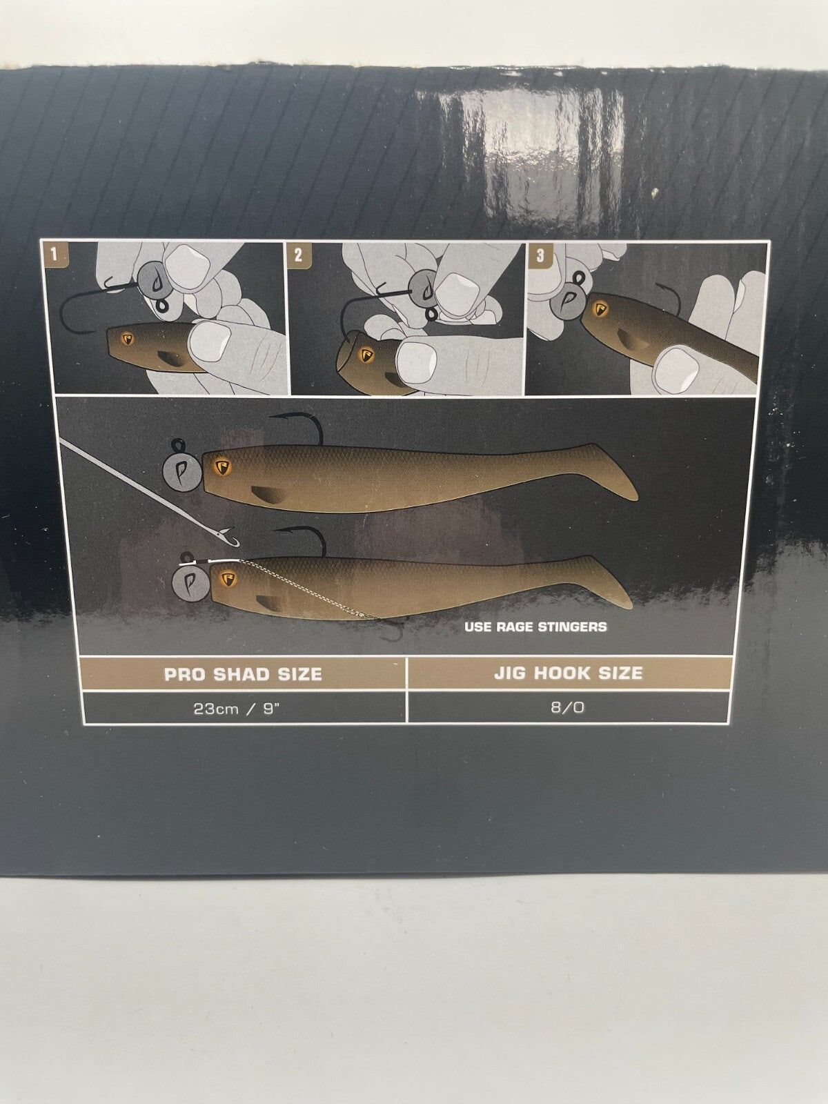 Fox Rage Pro Shad Natural Classic 2 Gummifische 28cm Brown Trout3