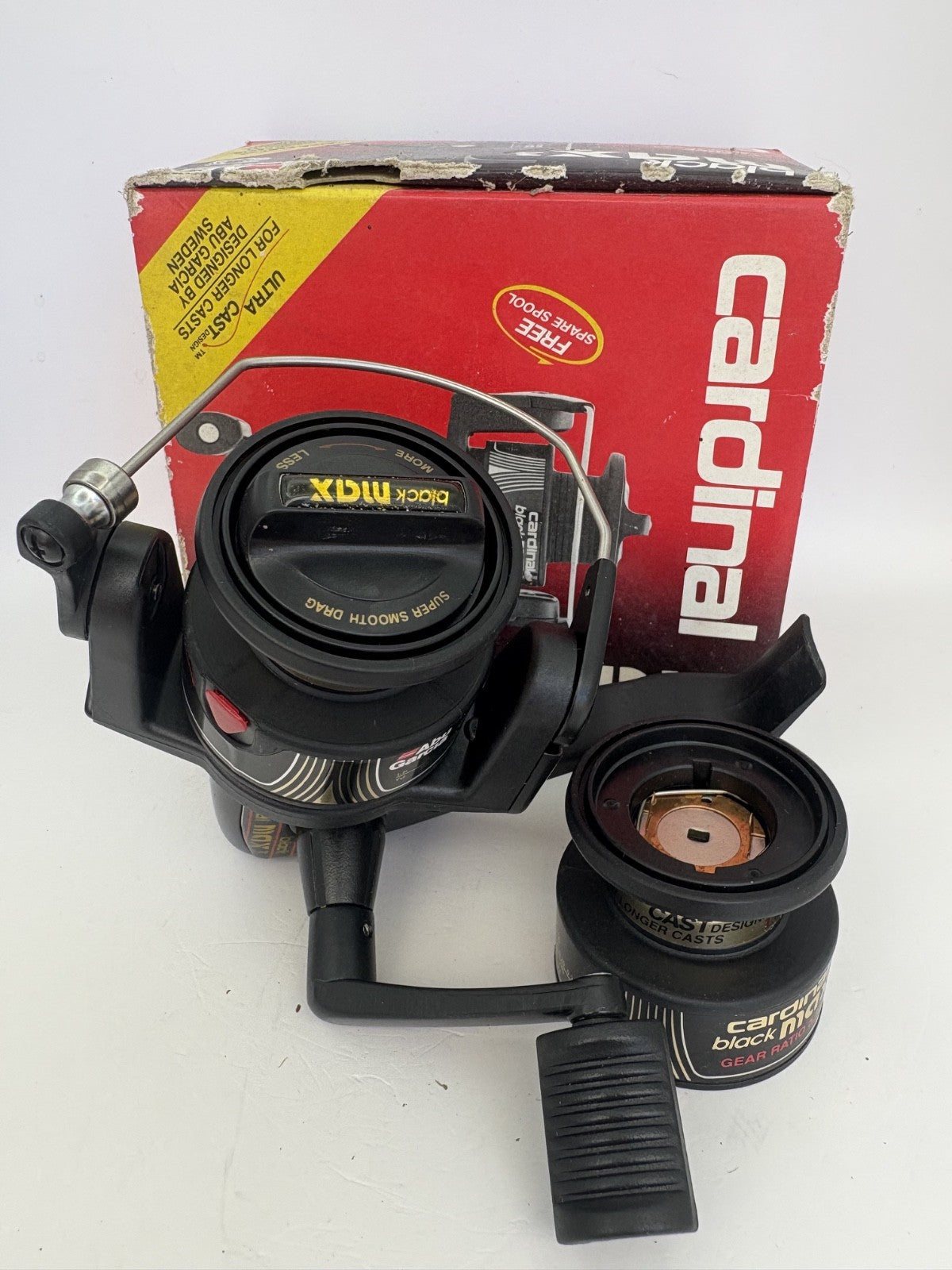 Abu Garcia Cardinal Black Max 3, Rolle Angelzuhör0