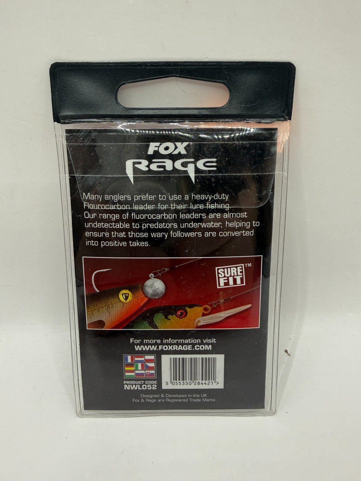 Fox Rage Fluorocarbon Leaders Vorfach 40cm 0,75mm 2 Stück1
