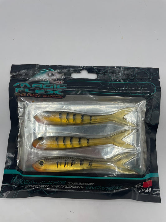 DAM Magic Flex Airy Snack Gummifische Köder Angelzubehör0