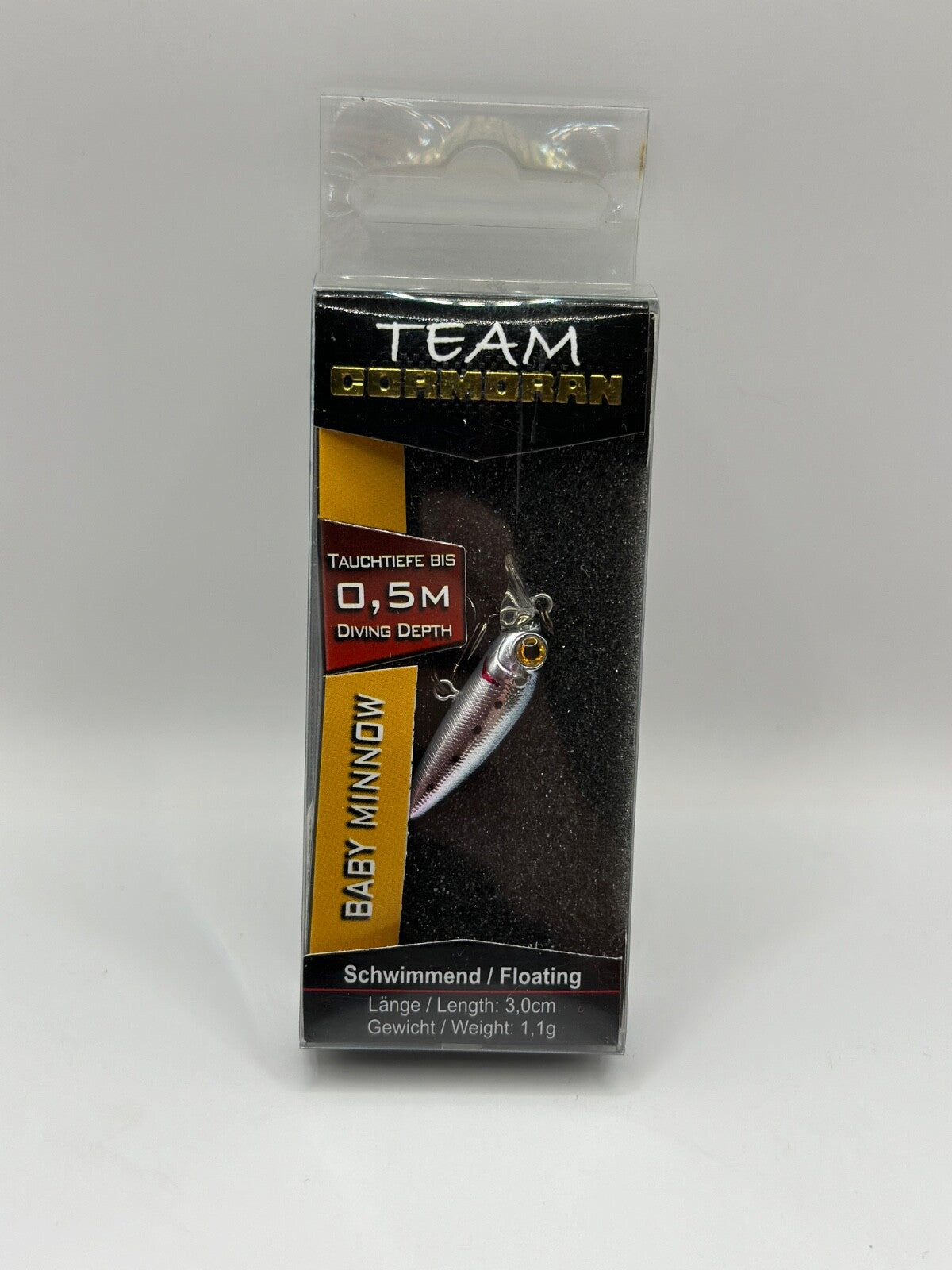 Team Cormoran Baby Minnow 3,0cm 1,1g Floating , Wobbler0