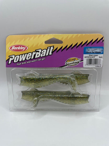 Berkley Powerbait 10cm Fat Ripple, Angelzubehör, Gummifisch