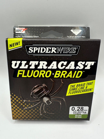 SPIDERWIRE Ultracast Fluoro-Braid, Angelschnur , Angelzubehör