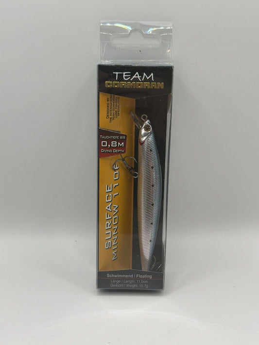 Team Cormoran Surface Minnow 110F /  11,0cm 10,7g Floating , Wobbler