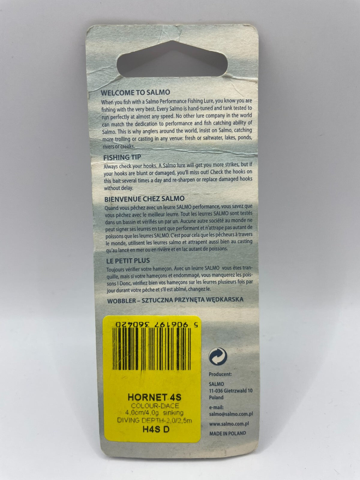 Salmo Hornet 4S Dace 4cm 4g Sinking1