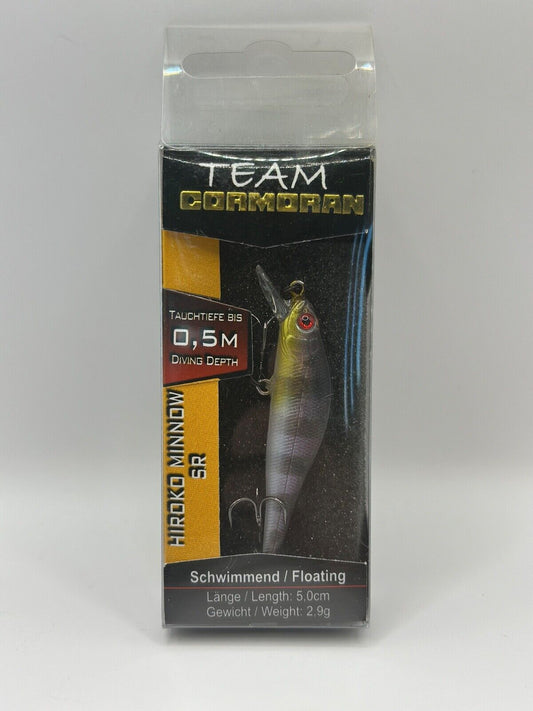 Team Cormoran Hiroko Minnow SR 5,0cm 2,9g Floating , Wobbler