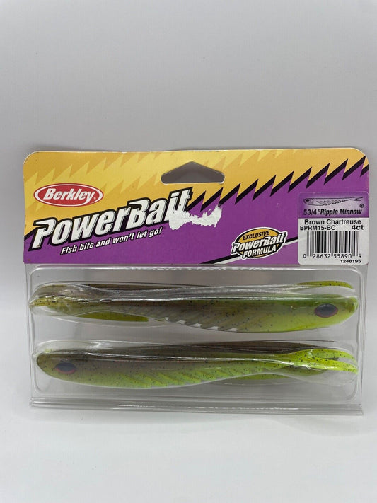 Berkley Powerbait 5 3/4" Ripple Minnow, Angelzubehör, Gummifisch