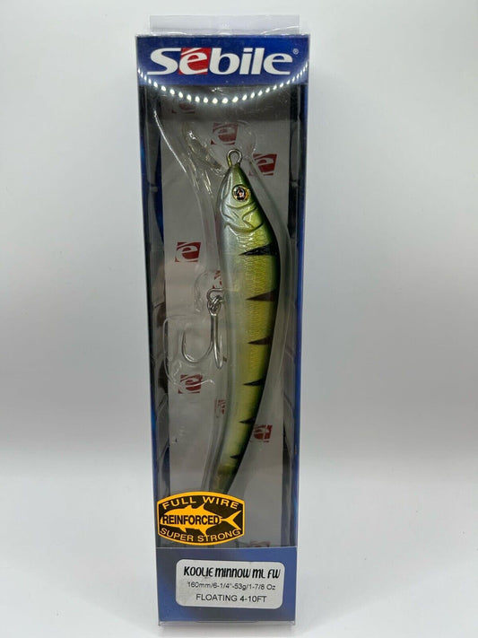 Sebile Koolie Minnow ML FW 160mm 53g Floating 4-10FT, Wobbler, Angelzubehör