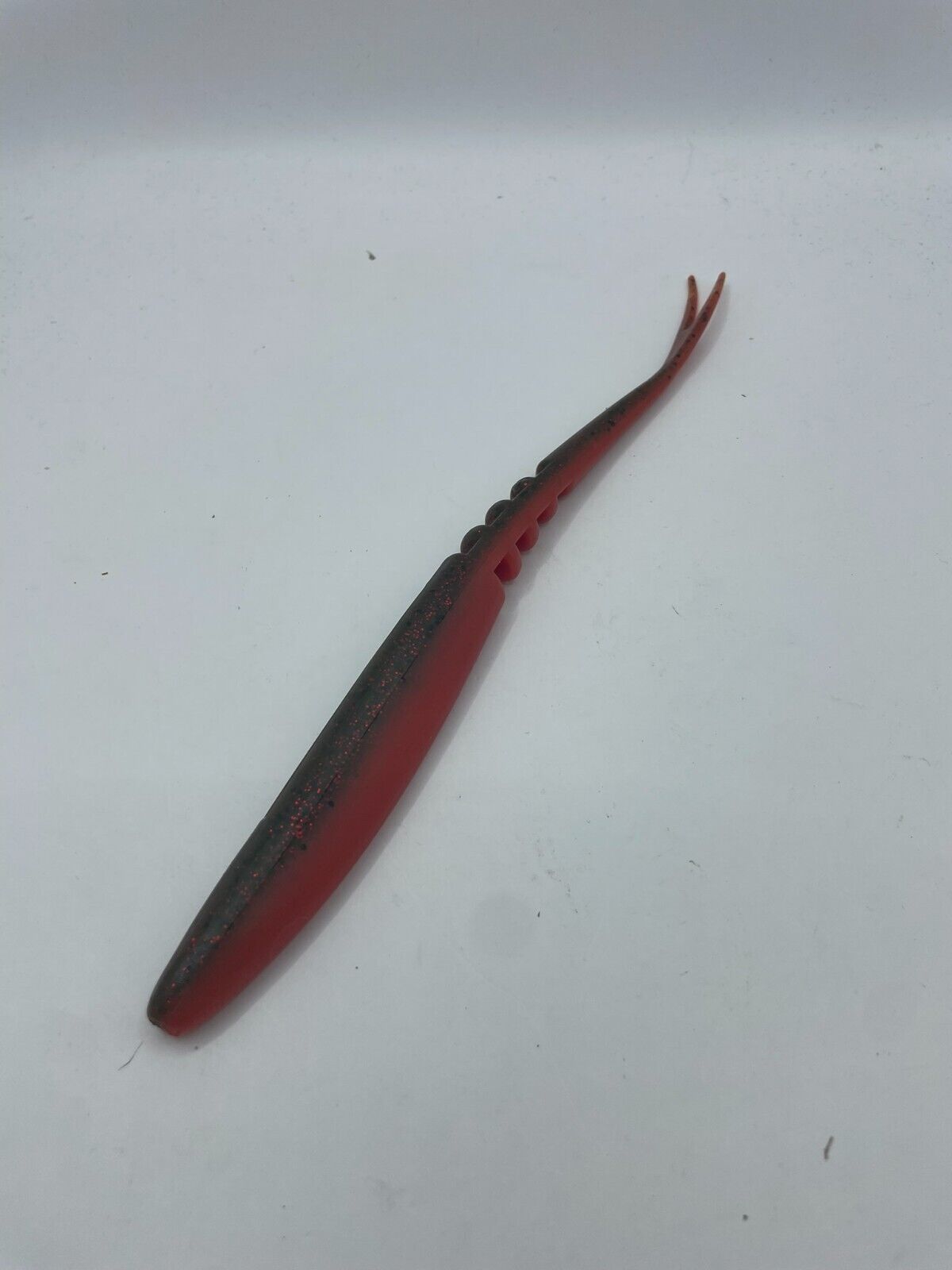 Gummifische 23cm knallig rot raubfischangeln