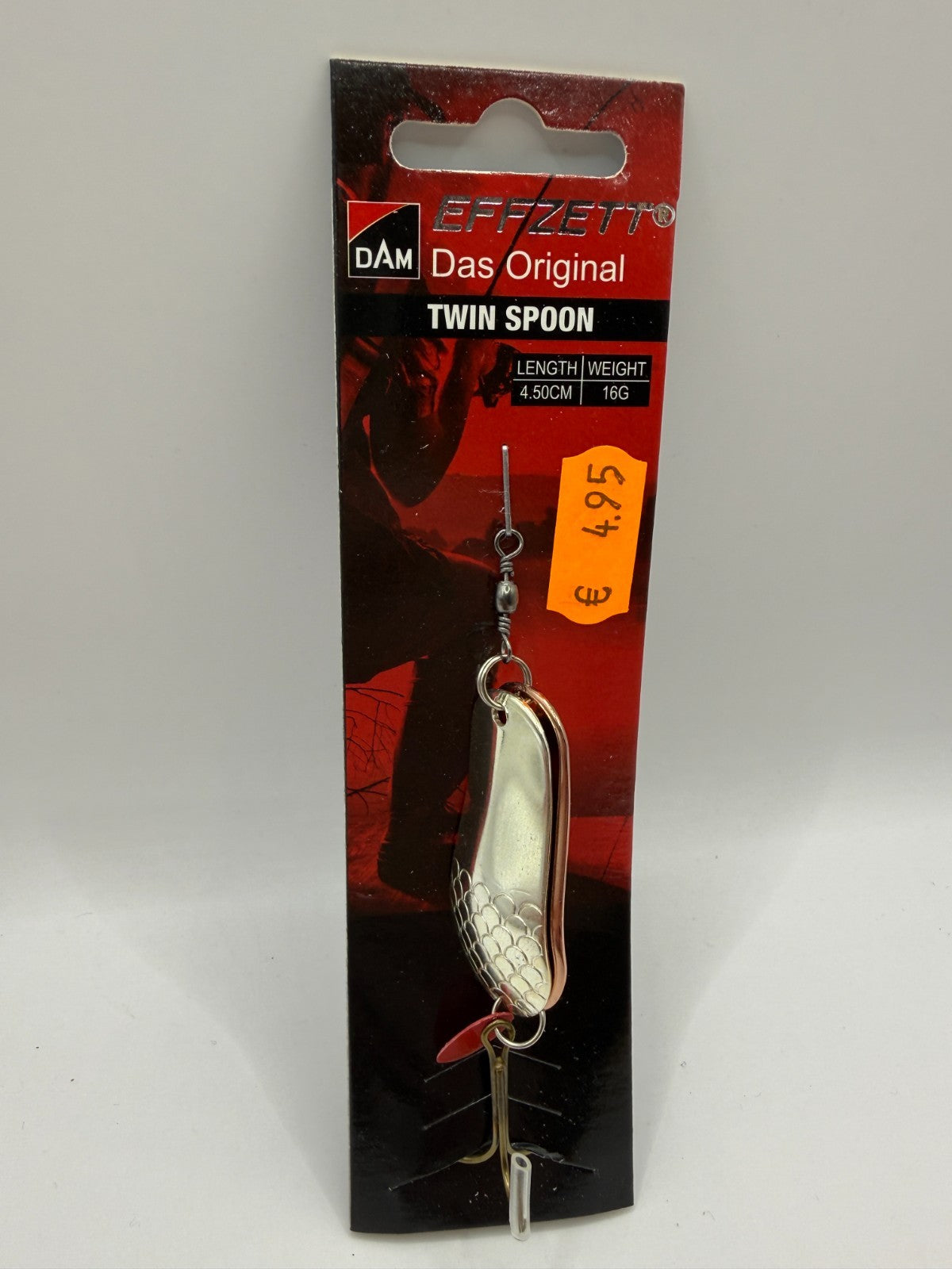 DAM Effzett Twin Spoon 4.5cm 16g Silber/Kupfer1