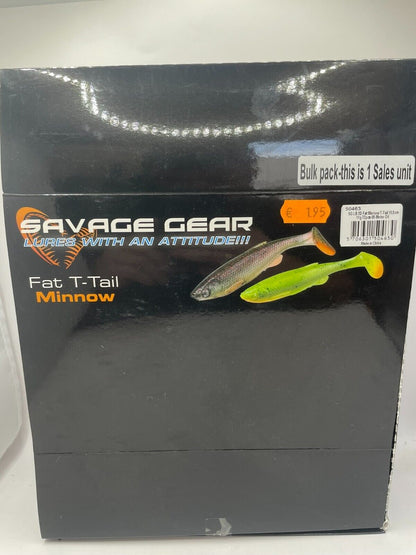 Savage Gear 3D Fat Minnow T-Tail 10,5cm Shad Gummifisch für Zander und Hecht