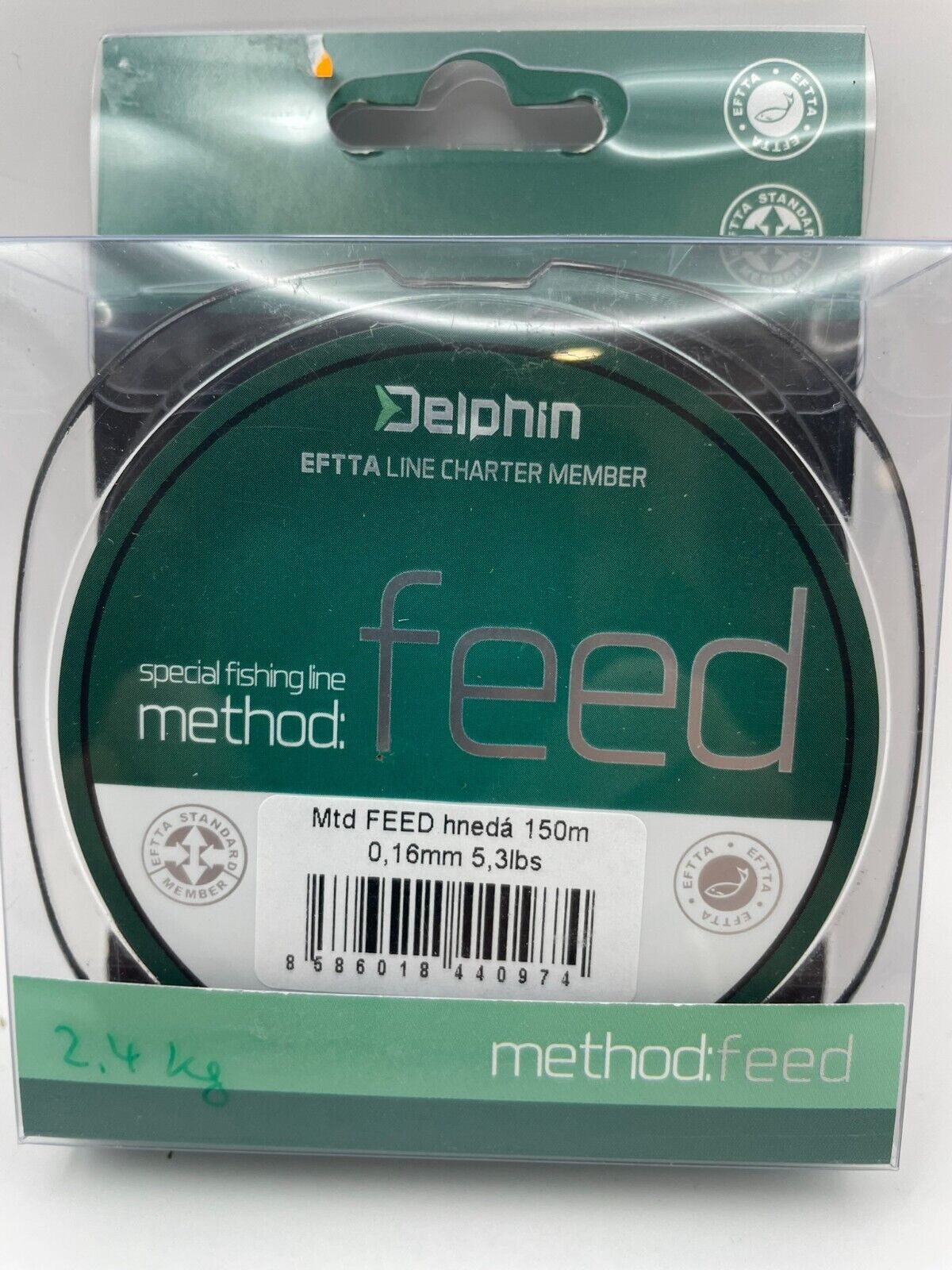 Delphin Method Feed Schnur 0.16mm 5, LBS (2,4Kg) Angeln Angelzubehör