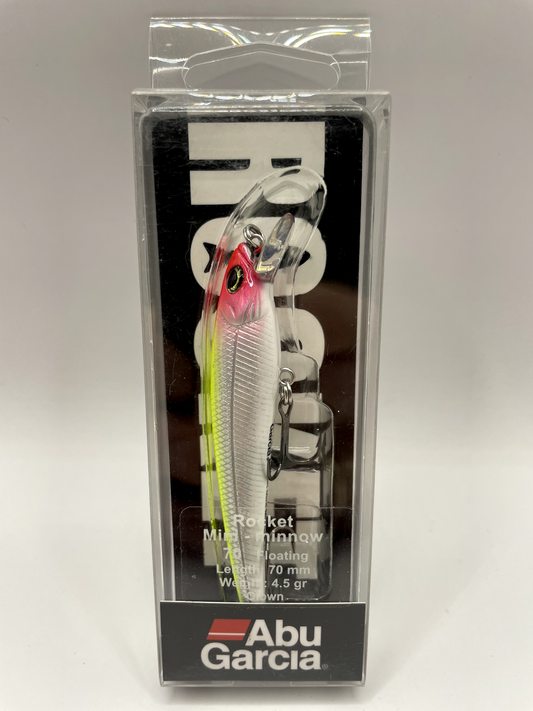 Abu Garcia Rocket Mini Minnow 70mm Floating 4,5g Clown Wobbler Spinnfischen