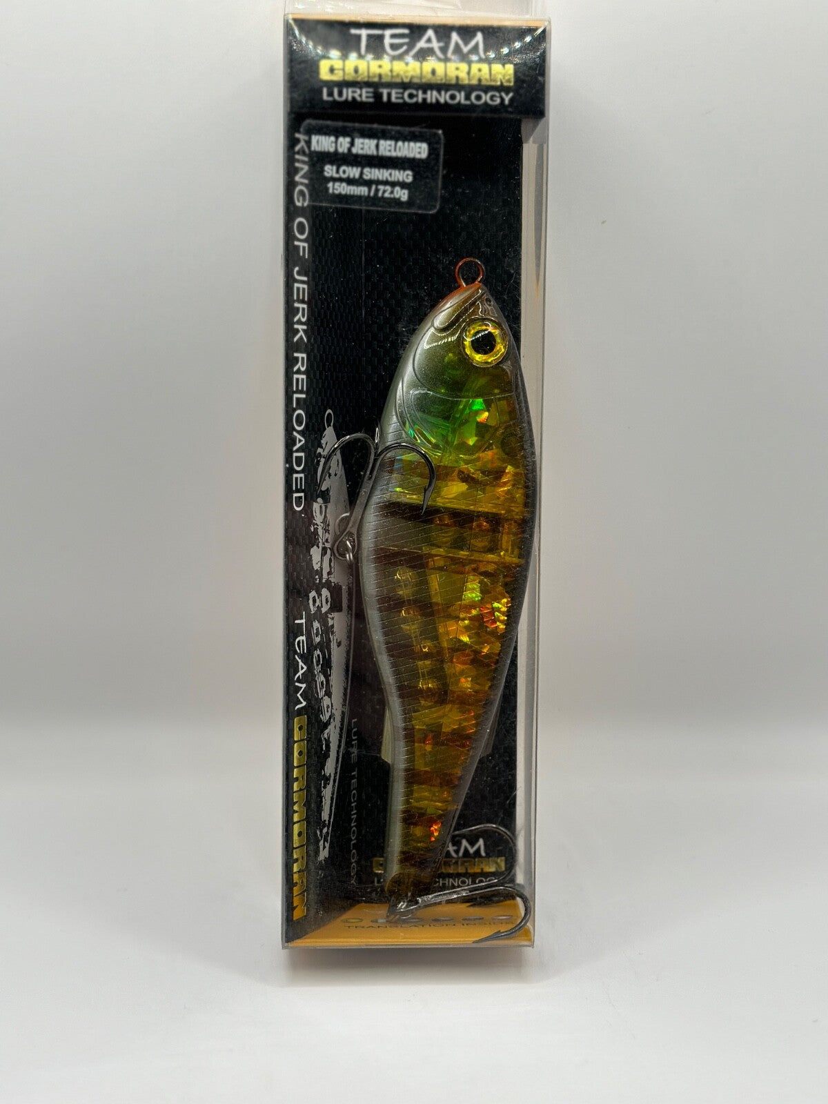 Team Cormoran King of Jerk Reloaded Ghost Perch 150mm Slow Sinking 72g0