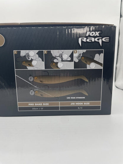 Fox Rage Pro Shad Natural Classic 2 Gummifisch 23 cm Brown Trout