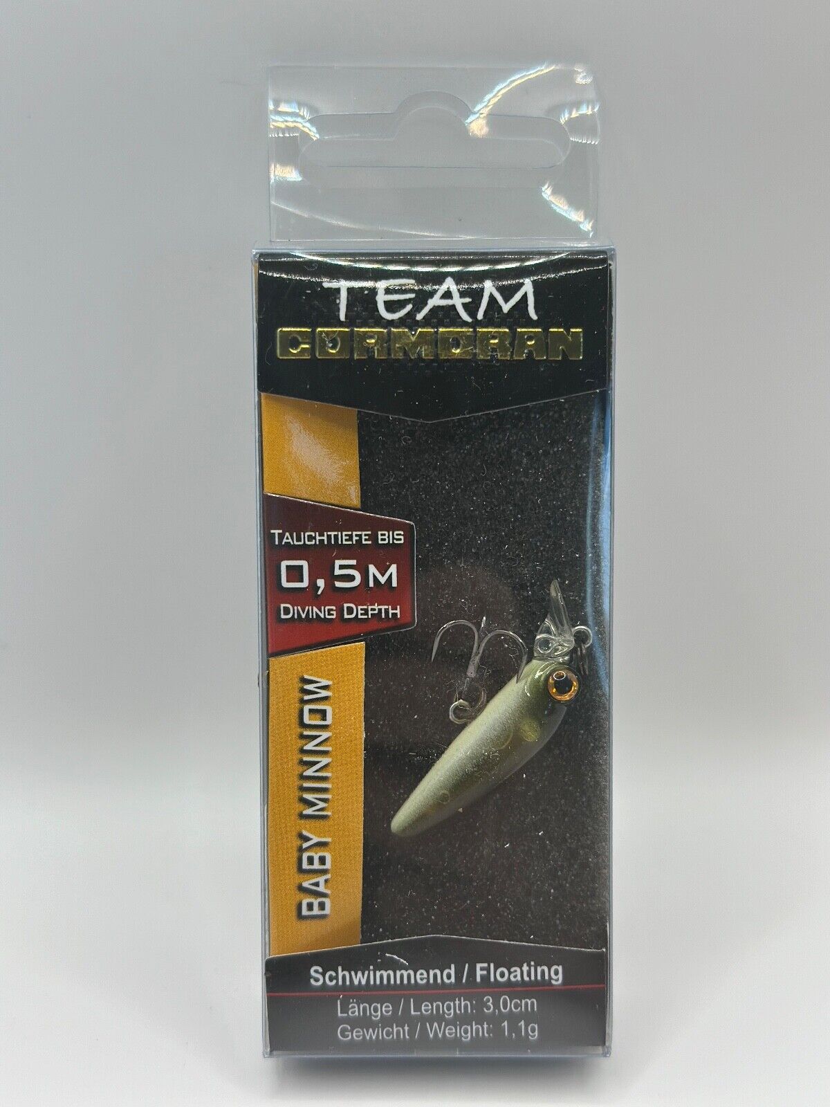 Team Cormoran Baby Minnow 3,0cm 1,1g Floating , Wobbler