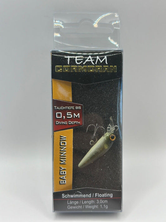 Team Cormoran Baby Minnow 3,0cm 1,1g Floating , Wobbler