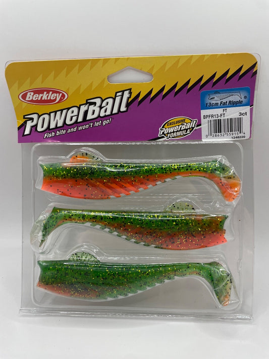 Berkley Powerbait 13cm Fat Ripple, Angelzubehör, Gummifisch0