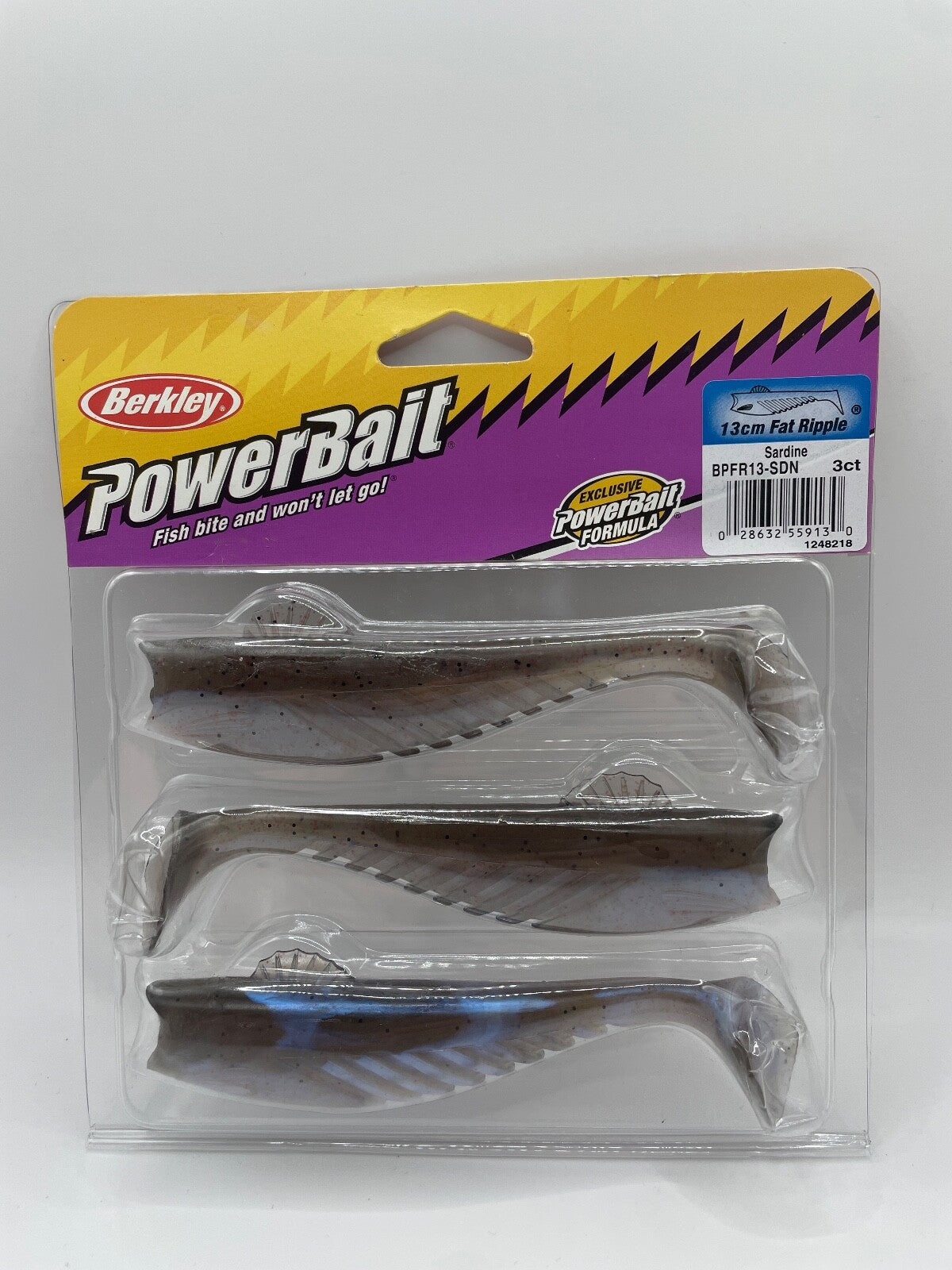 Berkley Powerbait 13cm Fat Ripple, Angelzubehör, Gummifisch0