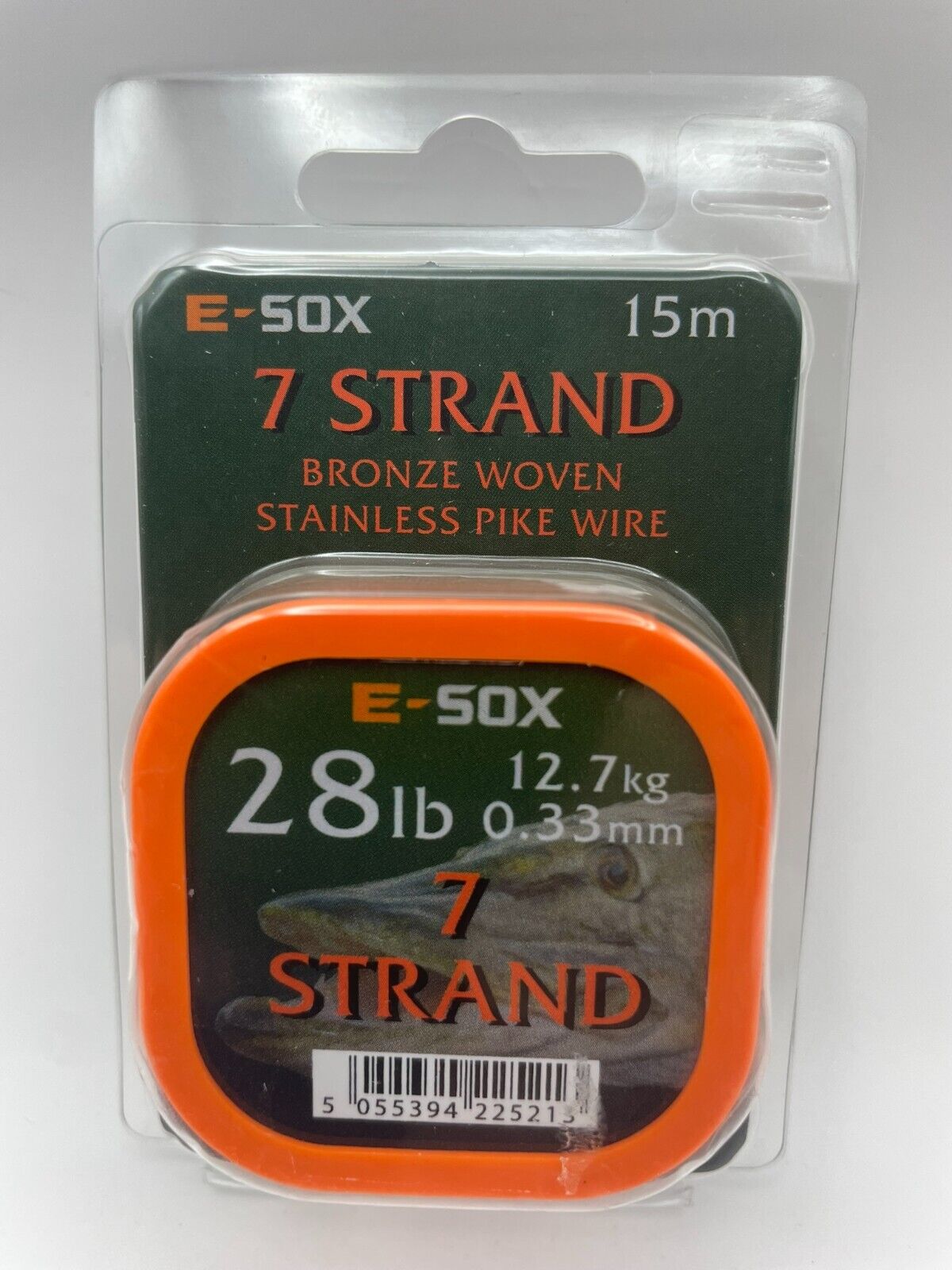 Drennan E-Sox Stahlvorfach 7 Strand verschiedene Stärken 15m