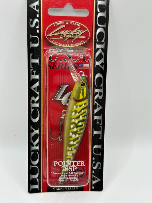 Lucky Craft U.S.A Series Pointer 78 SP Ghost Northern Pike, Wobbler