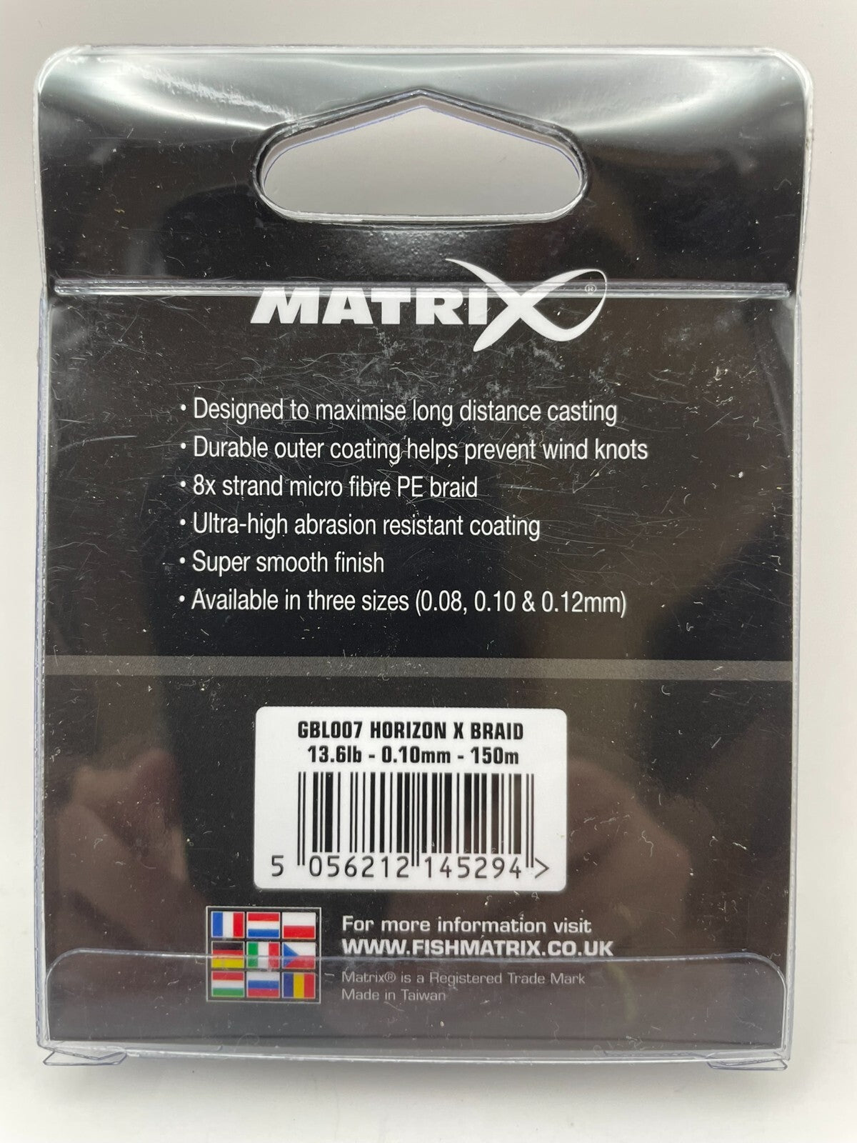Matrix Horizon X Schnur 150m 0.10mm 6.2 Kg geflochtene Schnur2
