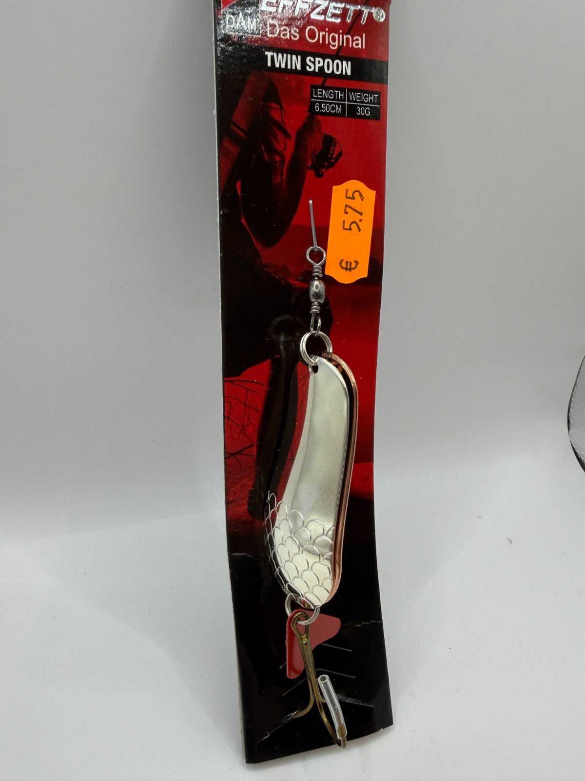 DAM EFFZETT Twin Spoon 6,5cm 30g Kupfer/Silber1