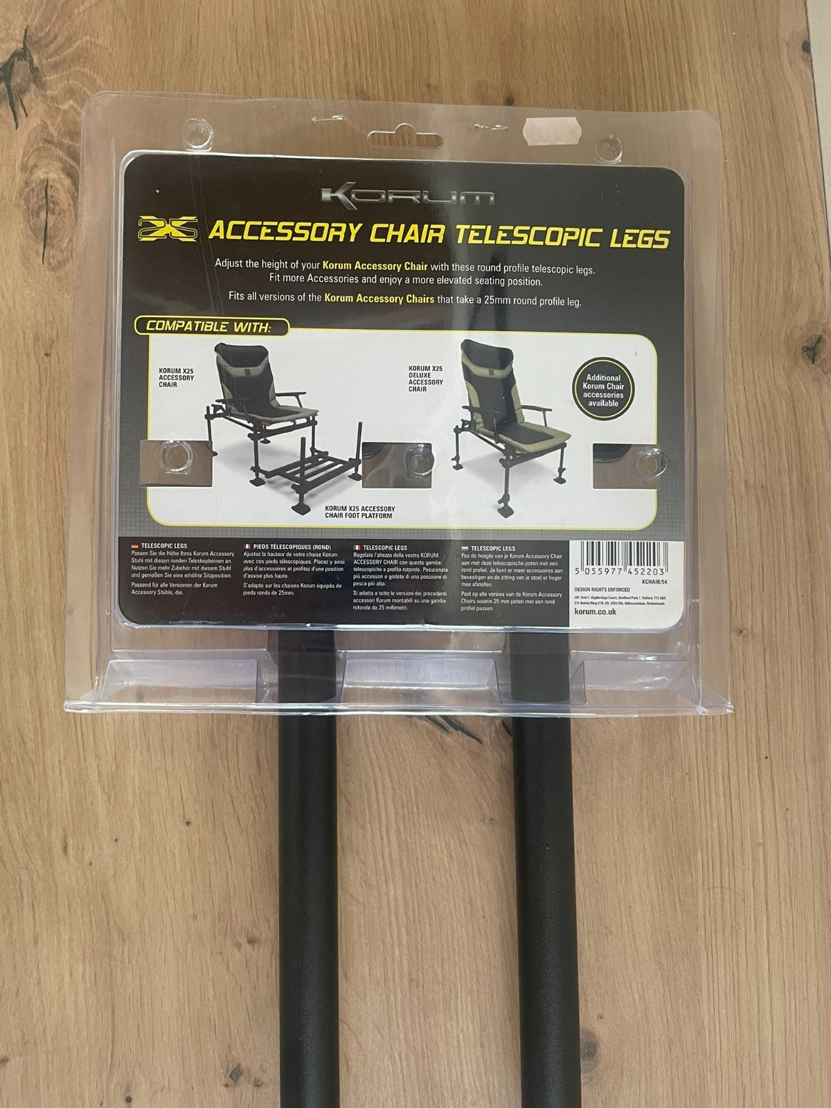Korum Accessory Chair Telescopic Legs Rund2