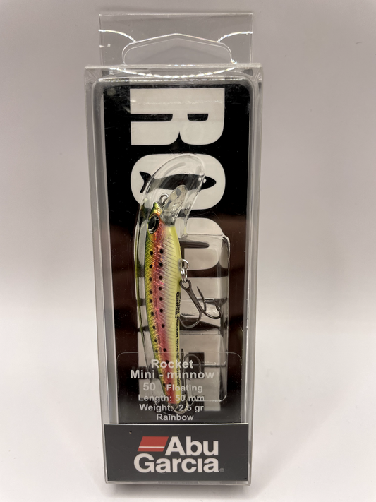 Abu Garcia Rocket Mini Minnow 50mm Floating 2,5g Rainbow Wobbler Spinnfischen