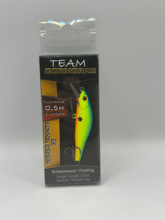 Team Cormoran Hiroko Minnow SR 5,0cm 2,9g Floating , Wobbler