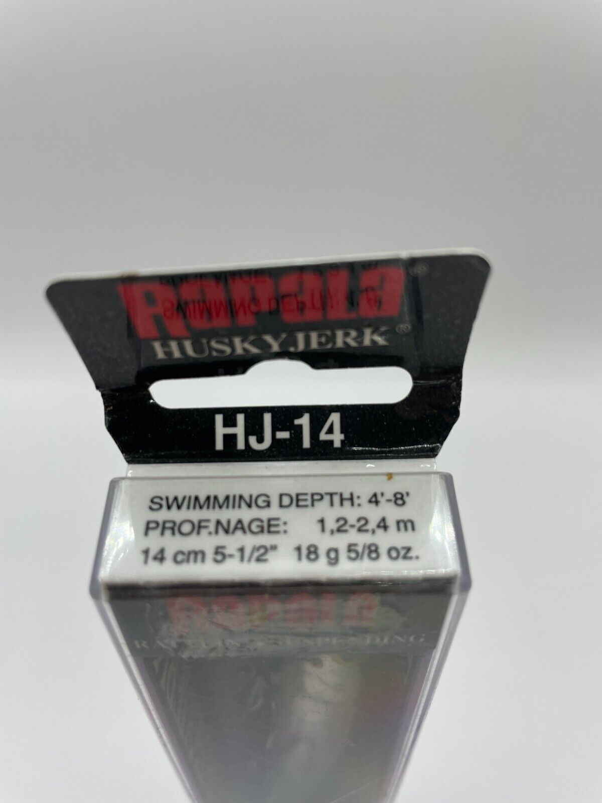 Rapala Down Deep Huskyjerk HJ-14 Silver Wobbler Spinnfischen Angelzubehör